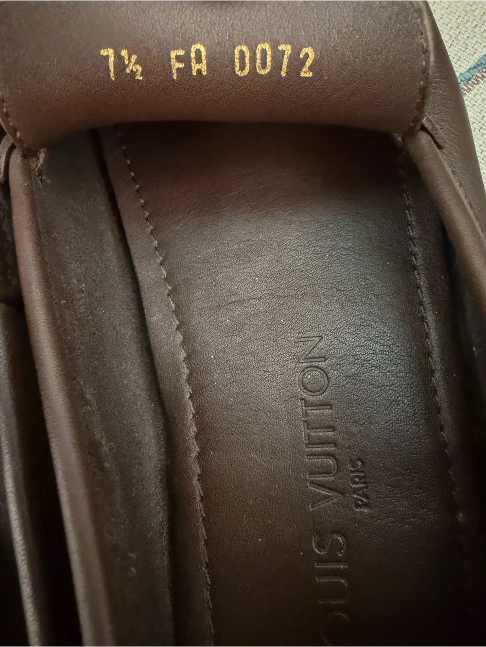 Louis Vuitton Brown Lombok Loafers with Metal Bit
